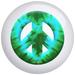 OTB Meyoto Green Heart Tie Dye Image