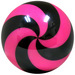 bowlingball.com Spiral Pink/Black Viz-A-Ball
